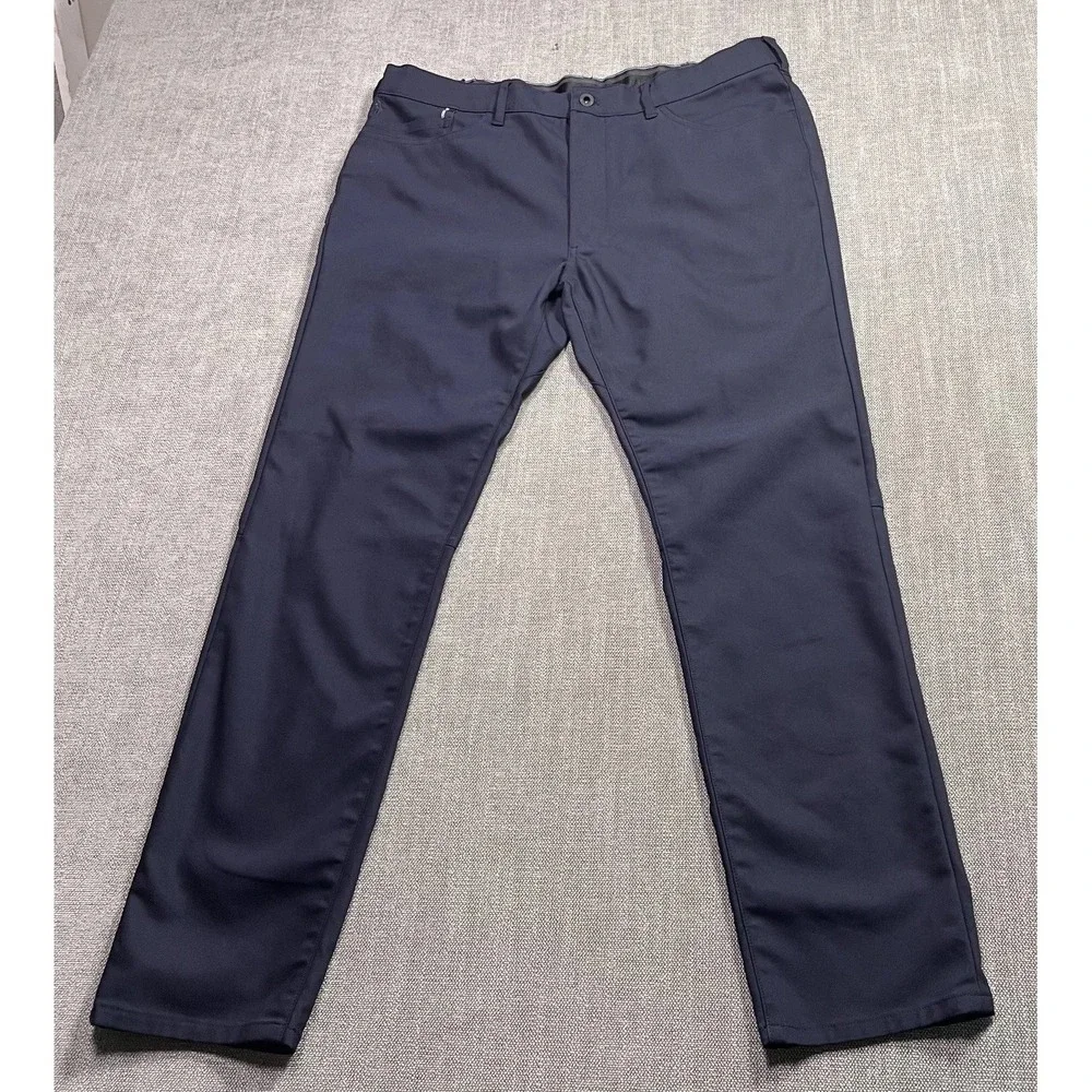 Polo Ralph Lauren Slim Fit Performance Chino Pants Mens 36x32 Navy Blue Cotton